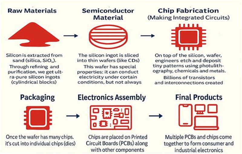 Semiconductor infographic